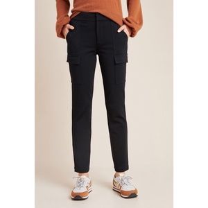 NWT Anthropologie Black Essential Knit Cargo Pants
